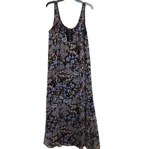 LC Lauren Conrad Floral Chiffon Maxi Dress 12